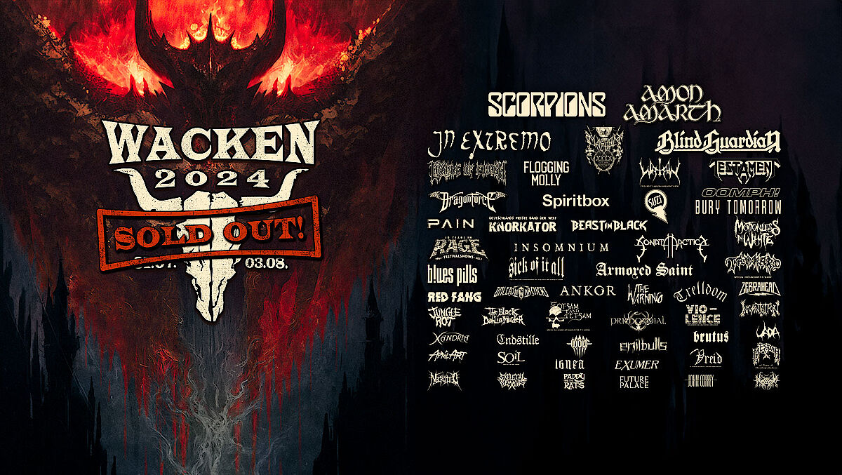The first Advent unveils 10 more bands for WOA 2024! Wacken Open Air