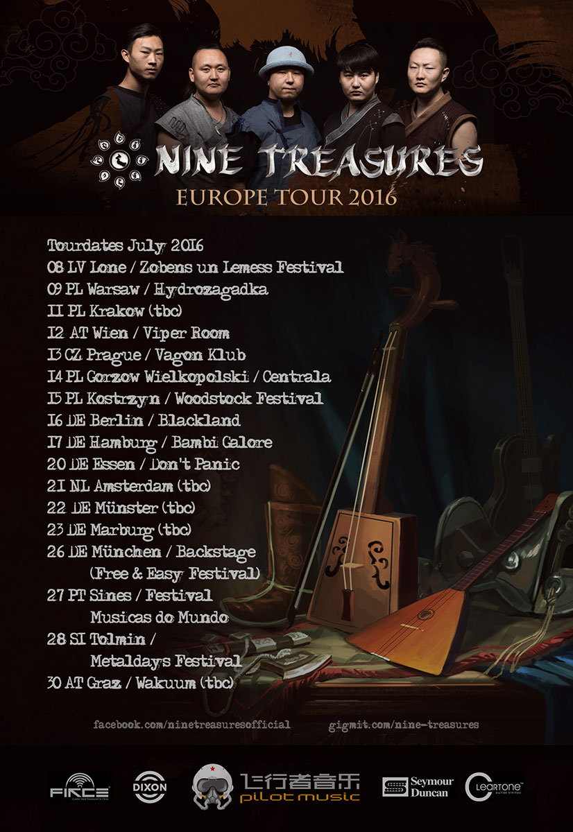 Nine Treasures - Metal-Battle 2013 finalists on tour! | Wacken Open Air